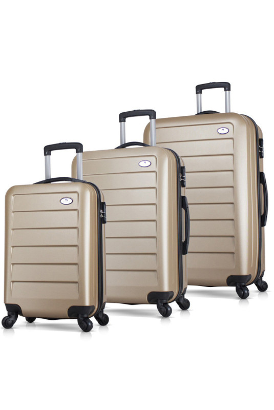 Ensemble de valises (3 pièces) - Or