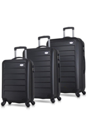 Ensemble de valises (3 pièces) - Noir