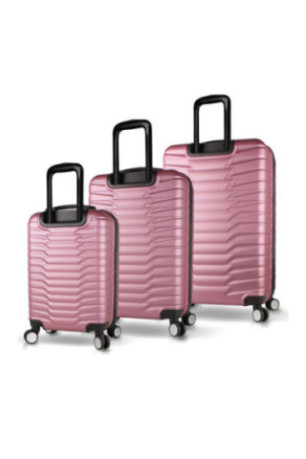 Ensemble de valises (3 pièces) - Or rose