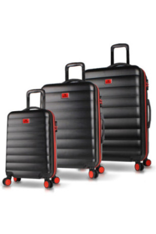 Ensemble de valises (3 pièces) - Noir