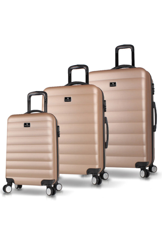 Ensemble de valises (3 pièces) - Or