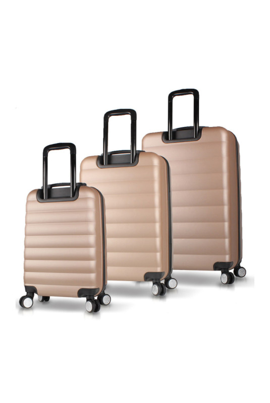Ensemble de valises (3 pièces) - Or