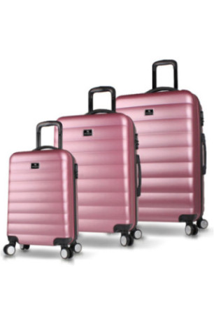 Ensemble de valises (3 pièces) - Or rose