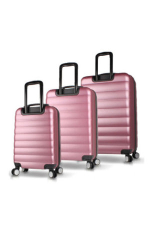 Ensemble de valises (3 pièces) - Or rose
