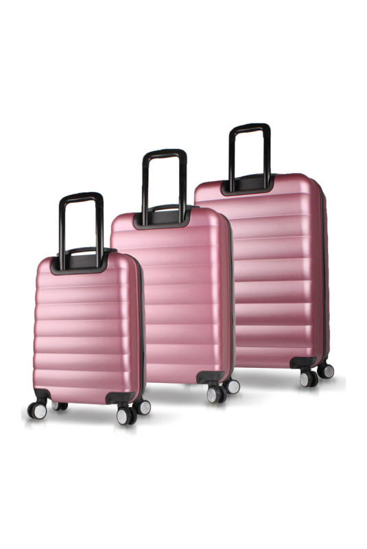 Ensemble de valises (3 pièces) - Or rose