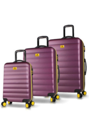 Ensemble de valises (3 pièces) - Prune