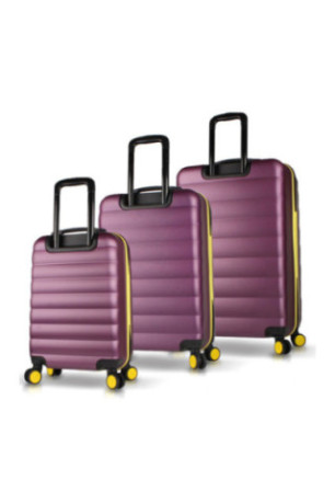 Ensemble de valises (3 pièces) - Prune