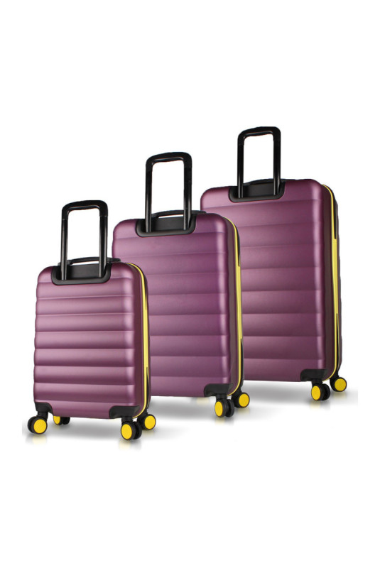 Ensemble de valises (3 pièces) - Prune