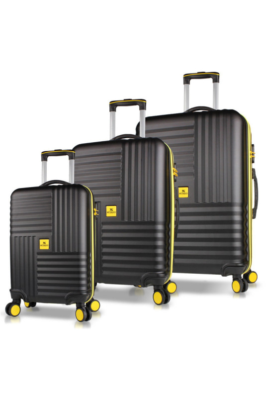 Ensemble de valises (3 pièces) - Noir