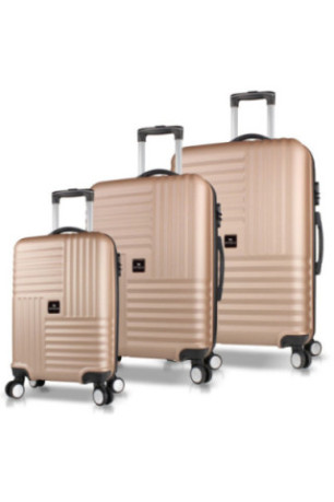 Ensemble de valises (3 pièces) - Or