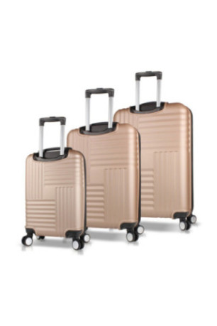 Ensemble de valises (3 pièces) - Or