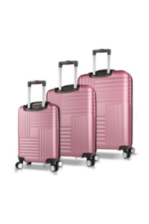 Ensemble de valises (3 pièces) - Or rose