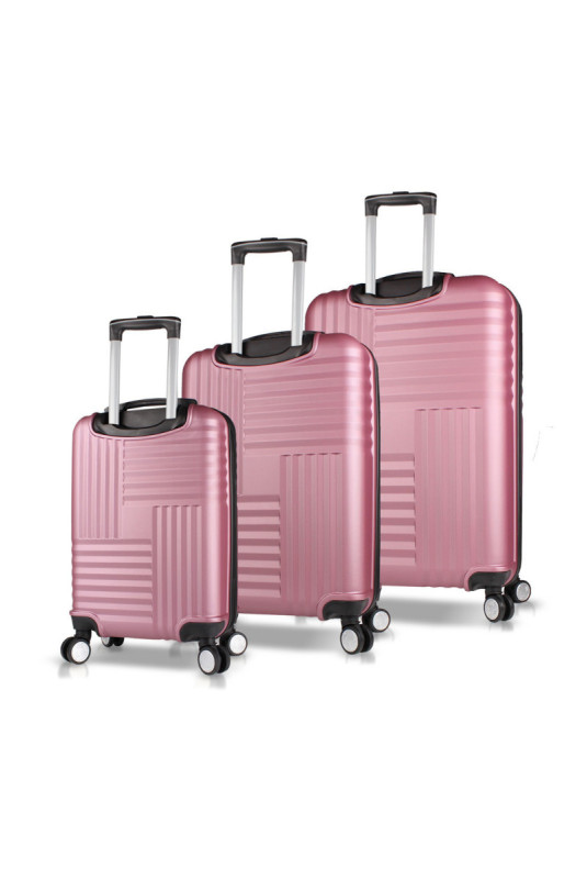 Ensemble de valises (3 pièces) - Or rose