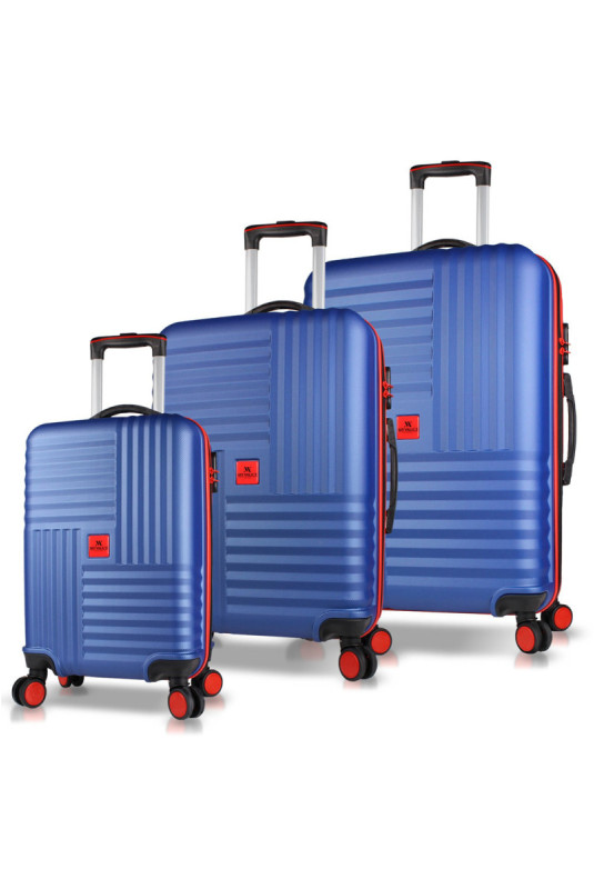 Ensemble de valises (3 pièces) - Bleu marine
