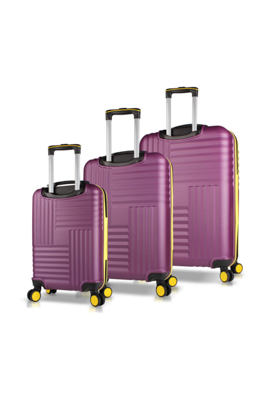 Ensemble de valises (3 pièces) - Prune