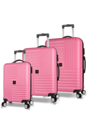 Ensemble de valises (3 pièces) - Rose