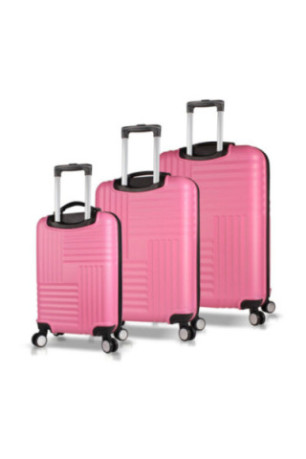 Ensemble de valises (3 pièces) - Rose