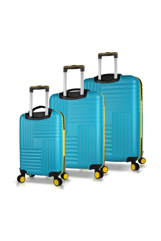 Ensemble de valises (3 pièces) - Turquoise
