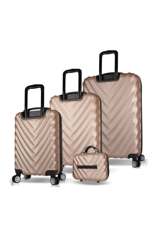 Ensemble de valises (4 pièces) - Or