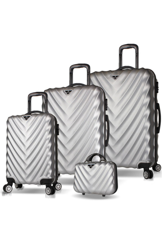 Ensemble de valises (4 pièces) - Gris