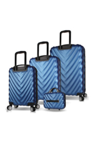 Ensemble de valises (4 pièces) - Bleu foncé