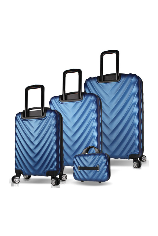 Ensemble de valises (4 pièces) - Bleu foncé