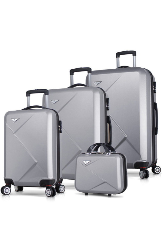 Ensemble de valises (4 pièces) - Gris