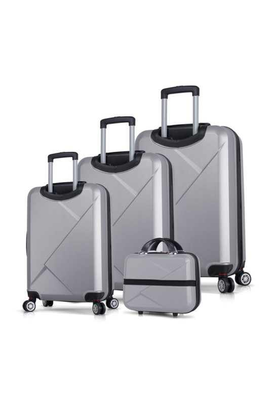 Ensemble de valises (4 pièces) - Gris