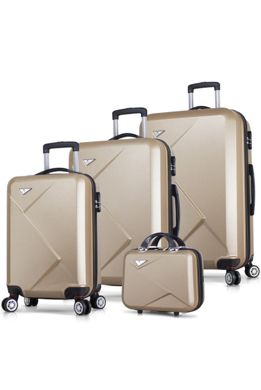 Ensemble de valises (4 pièces) - Or