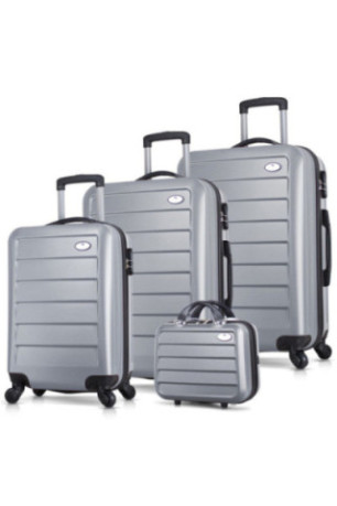 Ensemble de valises (4 pièces) - Gris