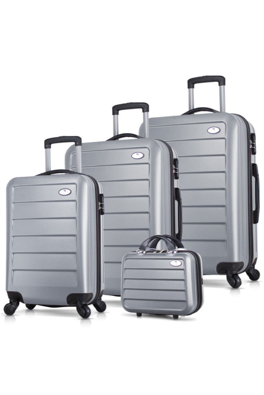 Ensemble de valises (4 pièces) - Gris
