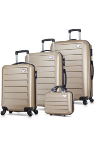 Ensemble de valises (4 pièces) - Or