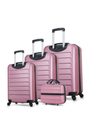 Ensemble de valises (4 pièces) - Or rose