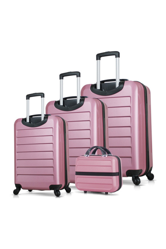 Ensemble de valises (4 pièces) - Or rose