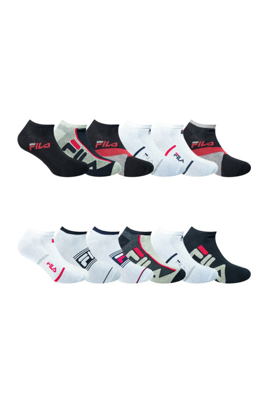 Lot de 12 chaussettes basses Fila