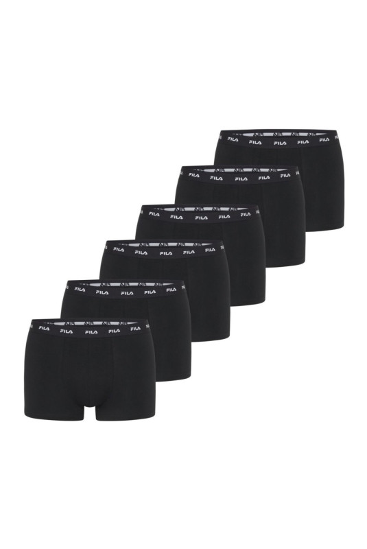 Lot de 6 boxers uni Fila