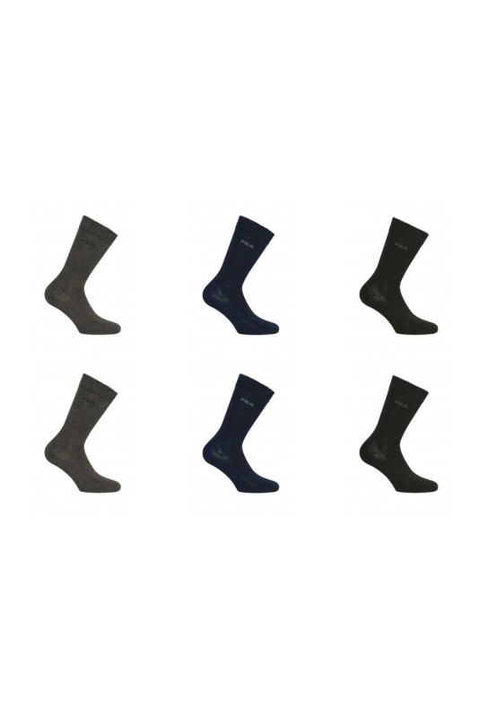 Lot de 6 chaussettes hautes Fila