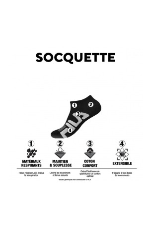Lot de 6 paires de chaussettes tiges courtes Fila
