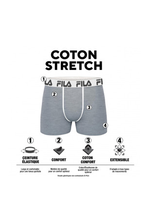Lot de 4 boxers Fila