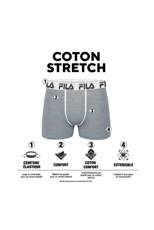 Lot de 2 boxers Fila