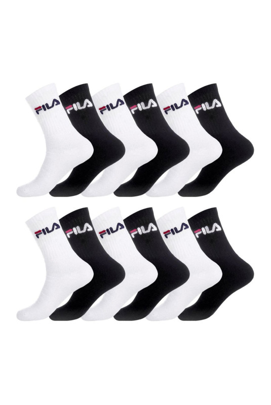 Lot de 12 chaussettes de tennis Fila