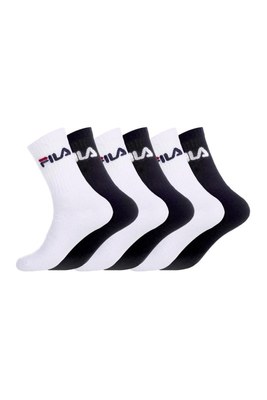 Lot de 6 paires de chaussettes mi-hautes Fila