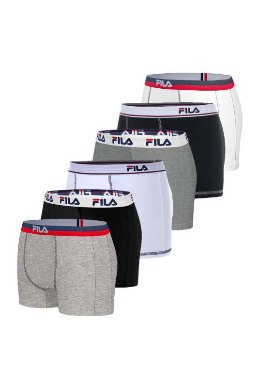 Lot de 6 boxers Homme Fila