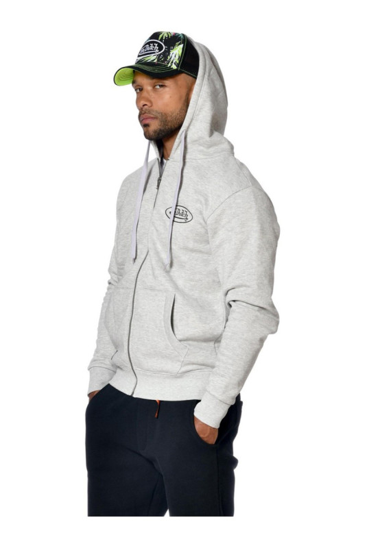 Sweat zippé manches longues