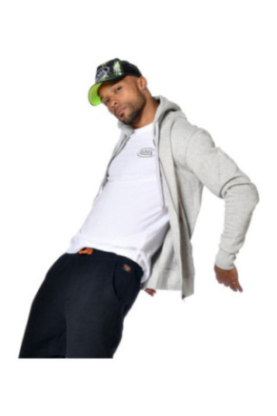 Sweat zippé manches longues