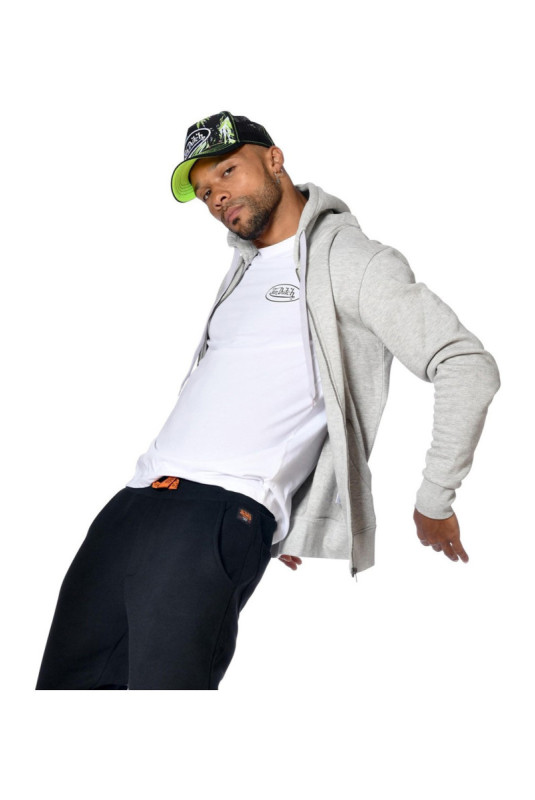 Sweat zippé manches longues