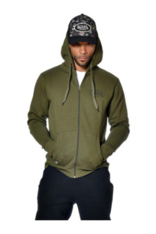 Sweat zippé manches longues