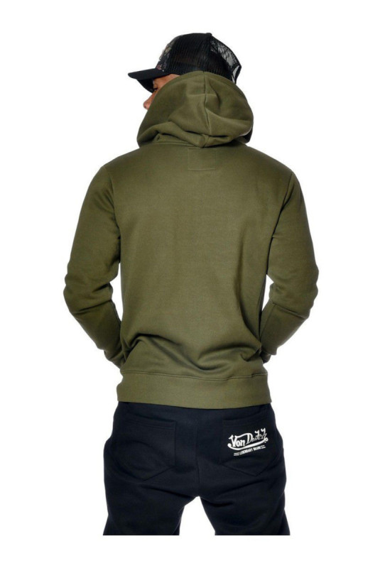 Sweat zippé manches longues