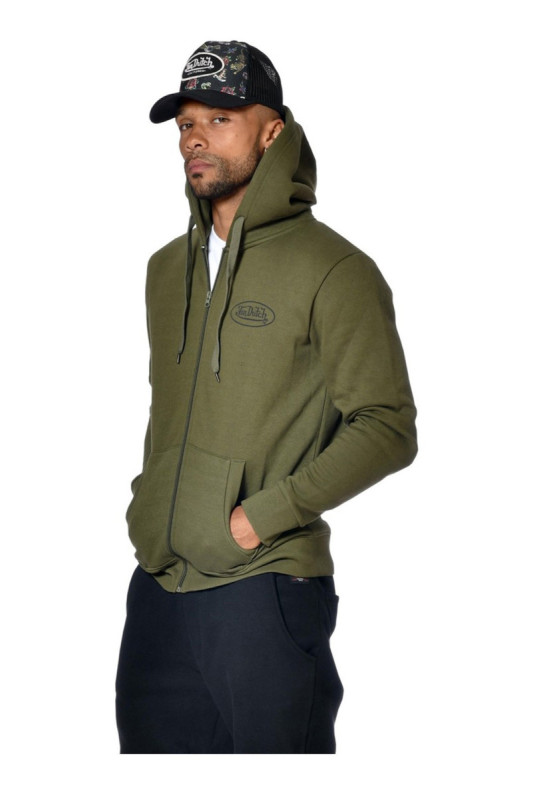 Sweat zippé manches longues