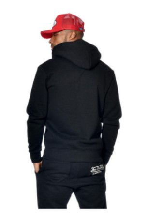 Sweat zippé à capuche manches longues